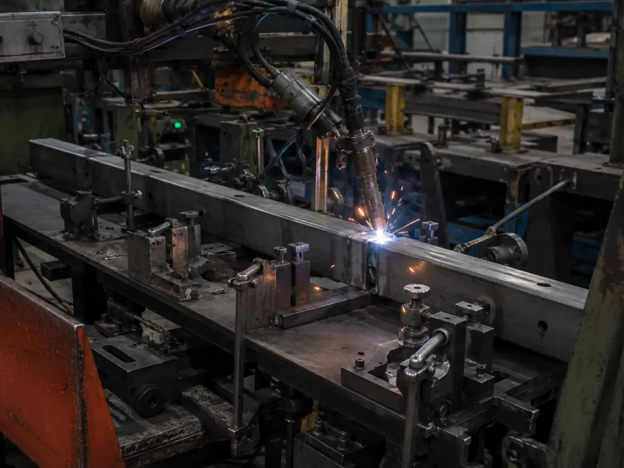 Argon-CO₂ Welding Mixture in use — supplied across Ghaziabad and Delhi NCR